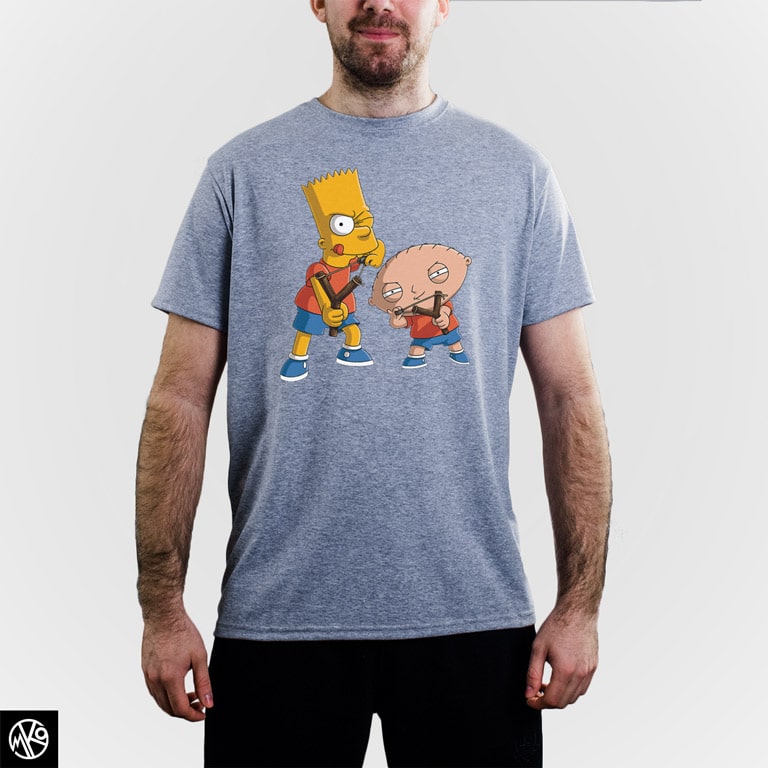 Family Guy and Simpsons majica