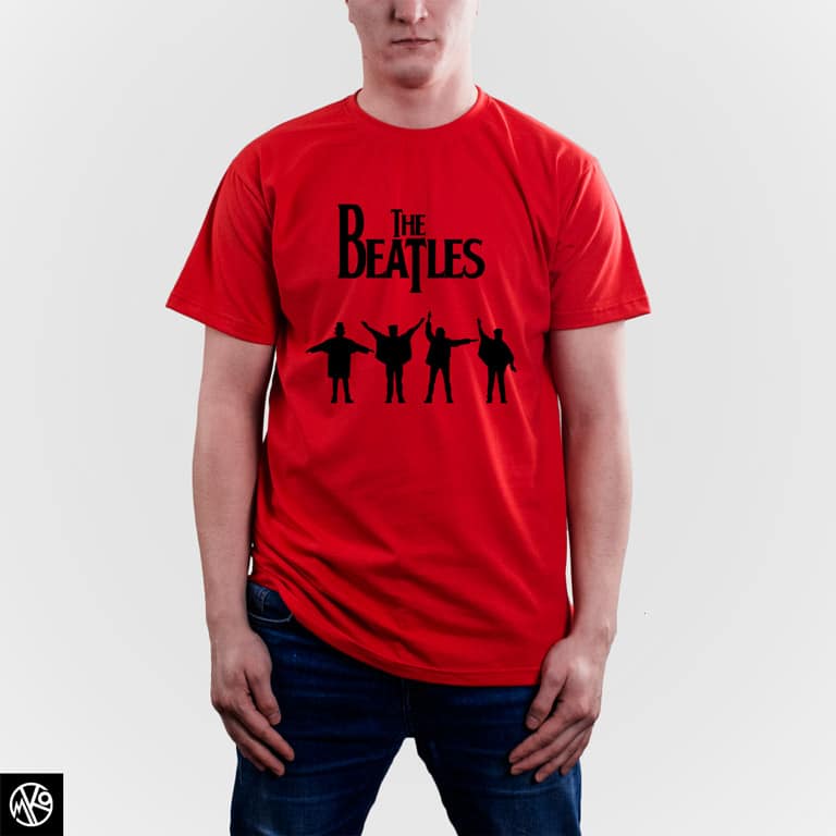 The Beatles Black White majica