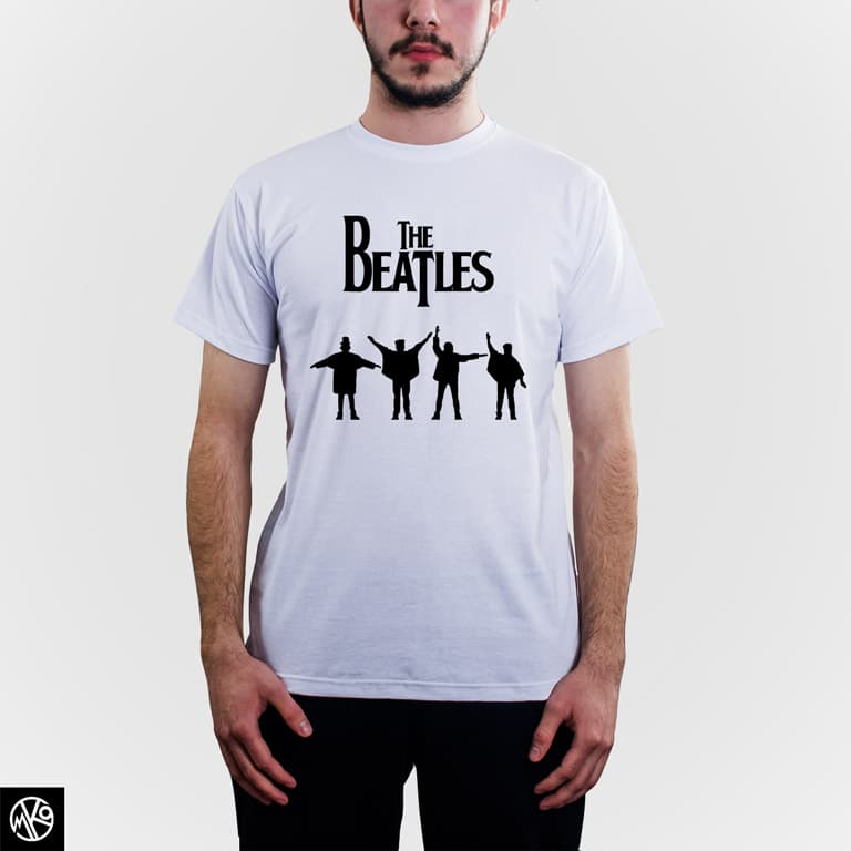 The Beatles Black White majica