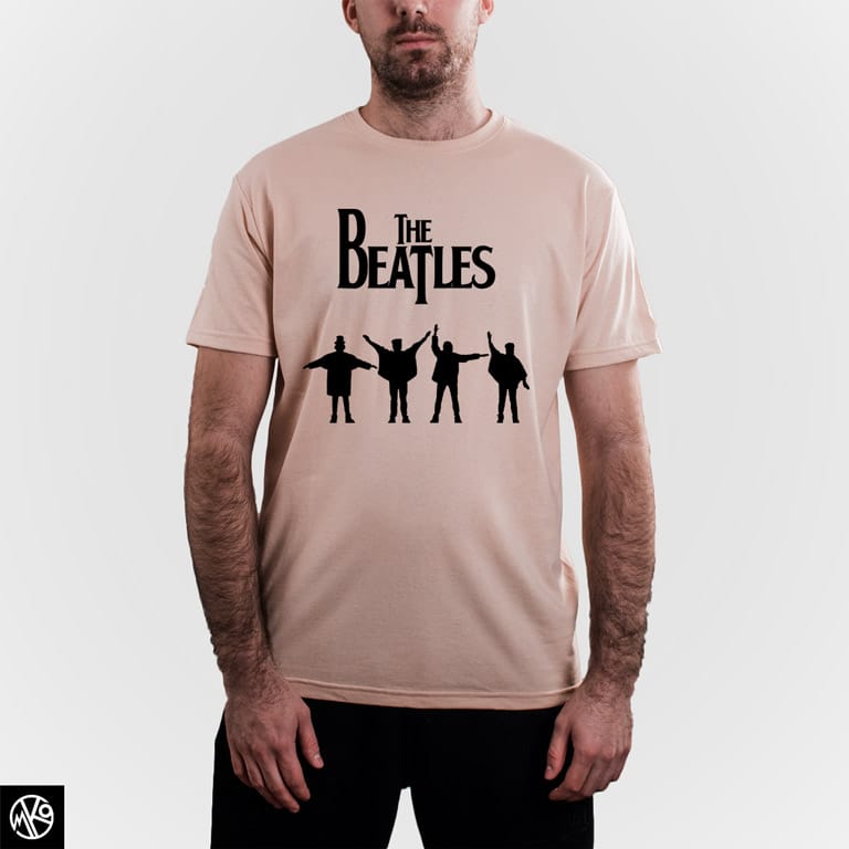 The Beatles Black White majica