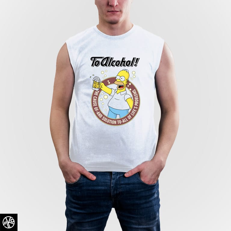 Homer Alcohol majica
