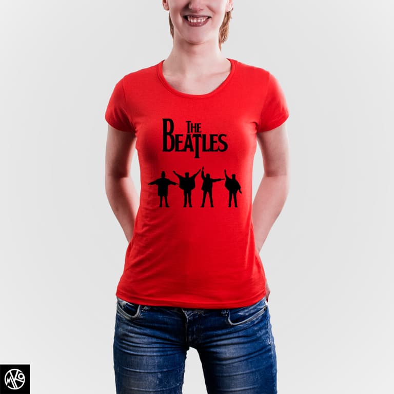 The Beatles Black White majica