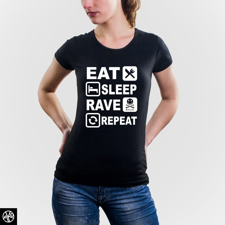 Eat Sleep Rave Repeat majica