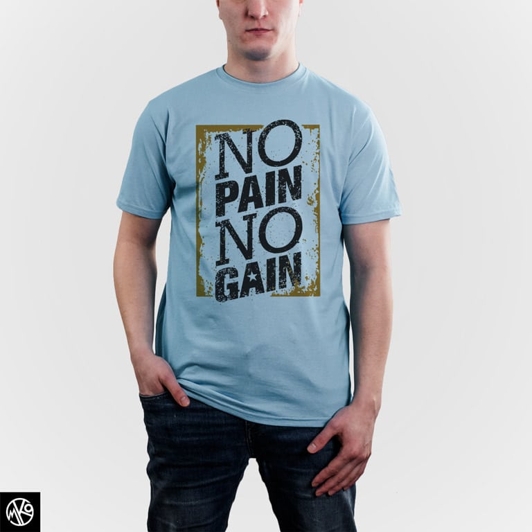 No Pain No Gain Typo majica
