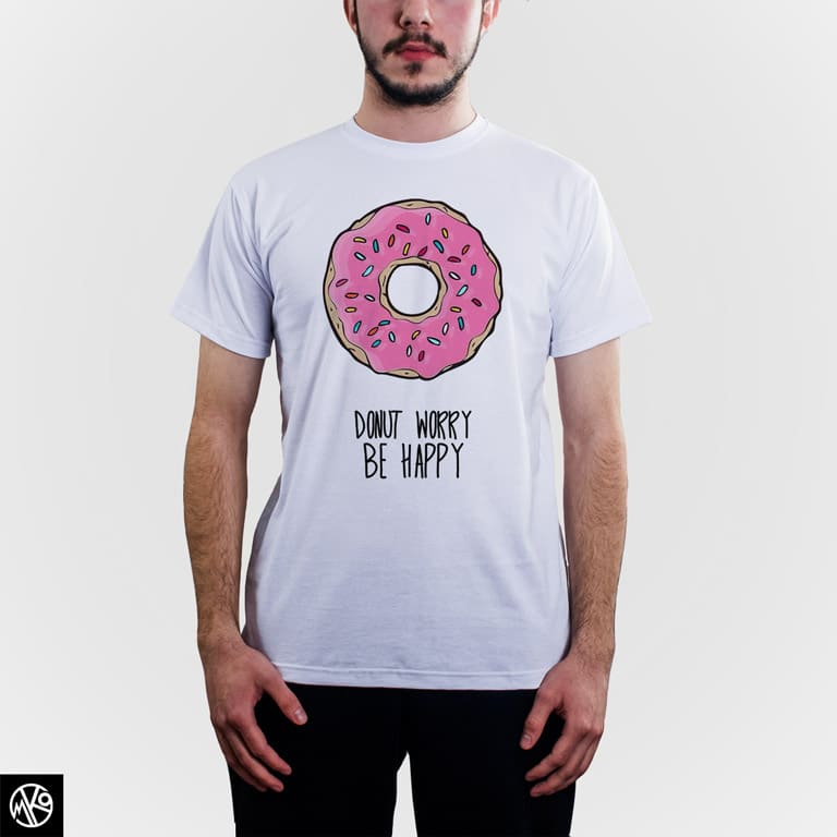 Donut Worry Be Happy majica