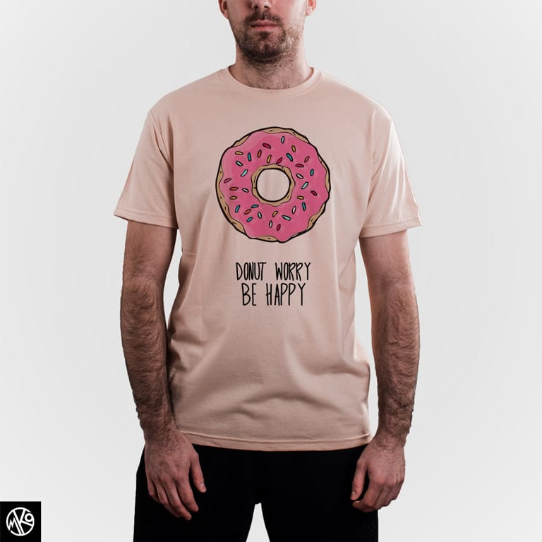 Donut Worry Be Happy majica