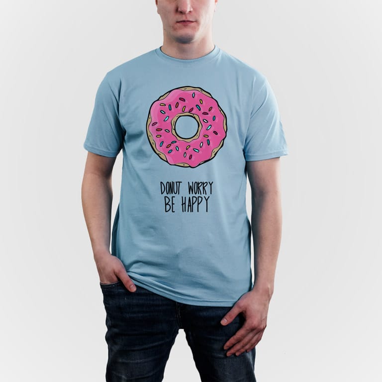 Donut Worry Be Happy majica