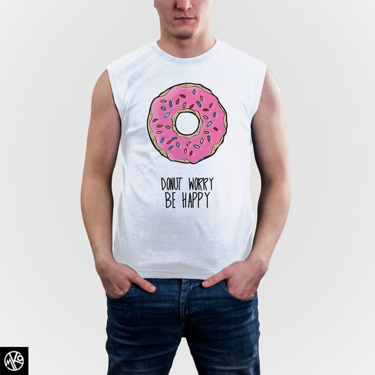 Donut Worry Be Happy majica