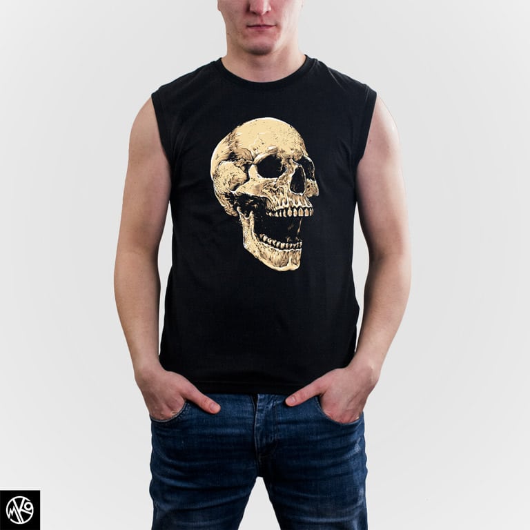 Hand Drawn Skull majica
