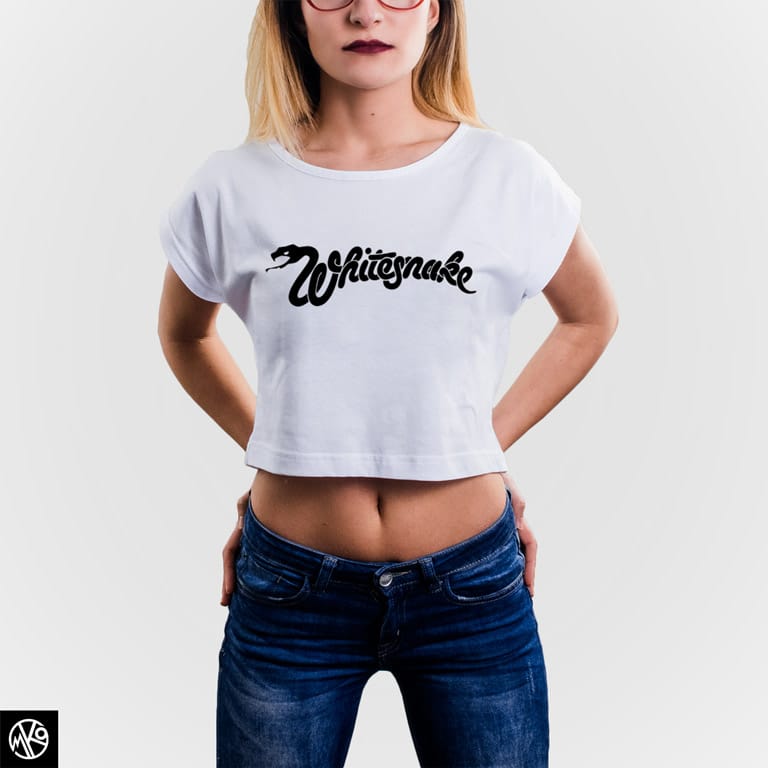 Whitesnake Crop Top majica