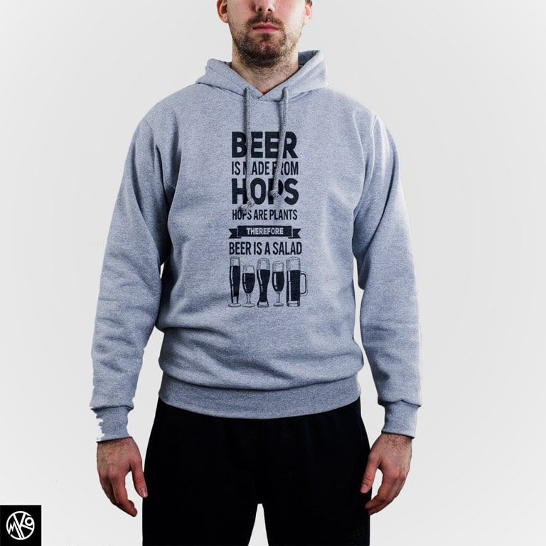 Beer made from hops duks