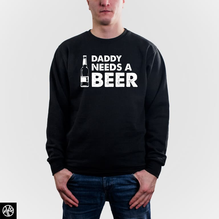 Daddy needs a beer duks