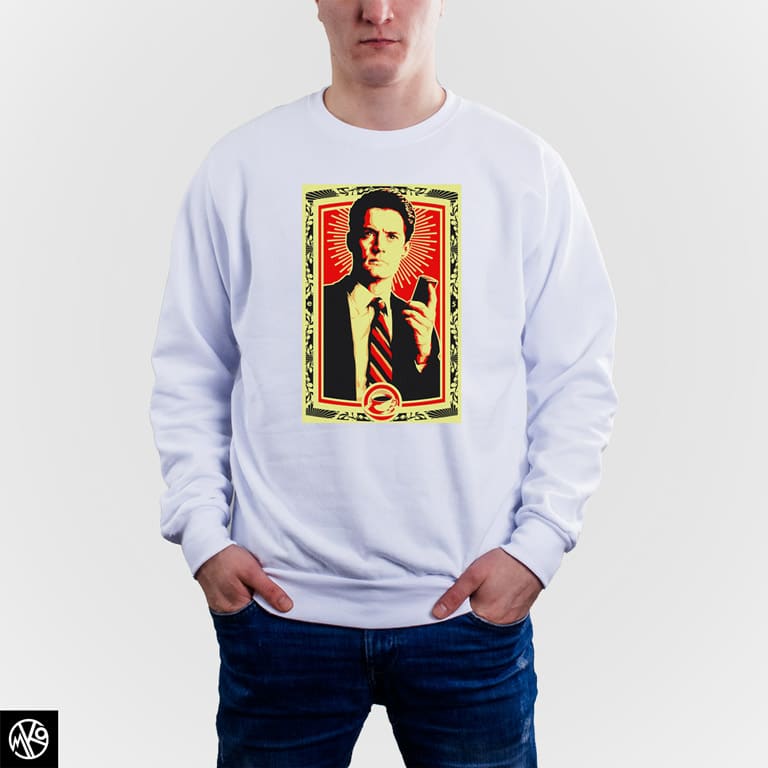 Twin peaks design for a future painting duks