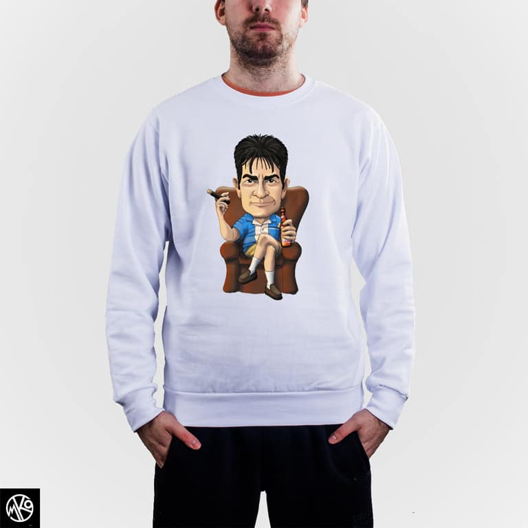 Charlie Sheen duks