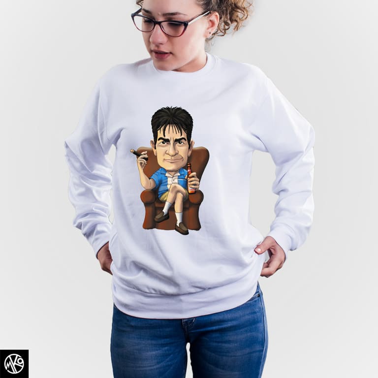 Charlie Sheen duks