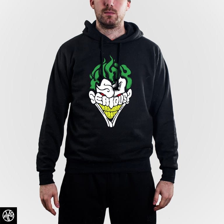 Why so serious tipografija duks