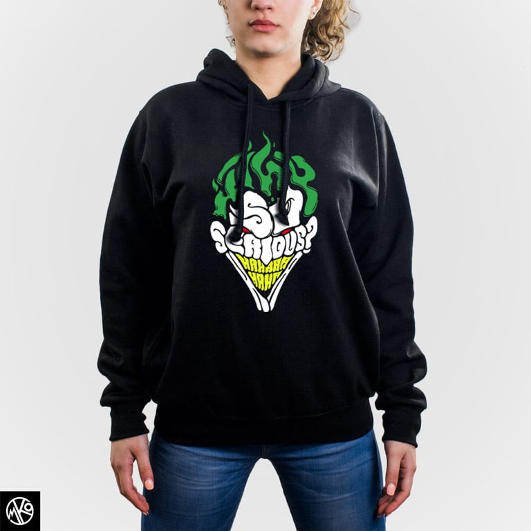 Why so serious tipografija duks