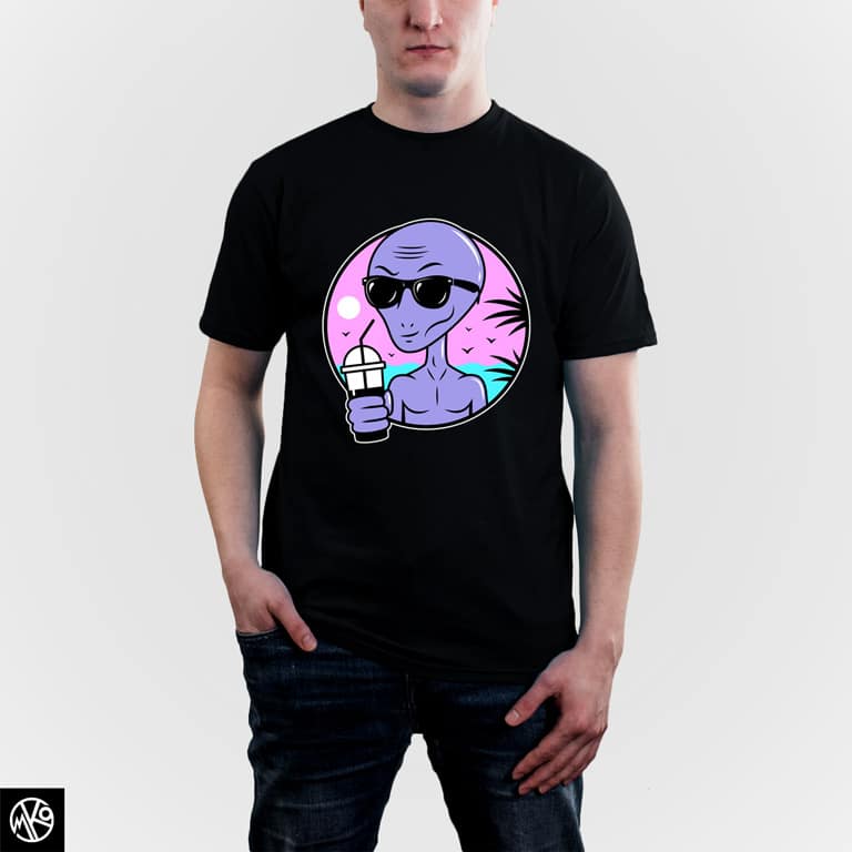 Alien chill majica