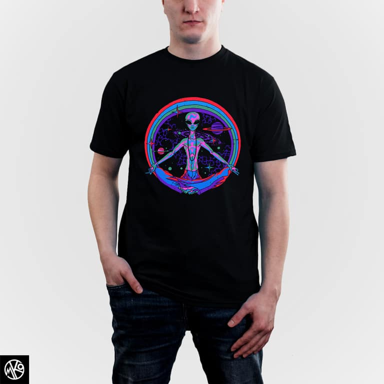 Alien Meditate majica