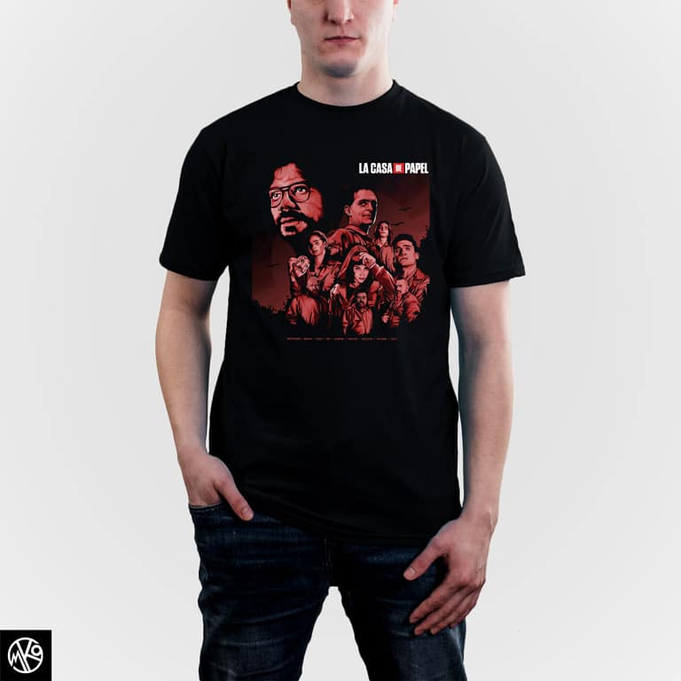 La Casa De Papel Vintage majica
