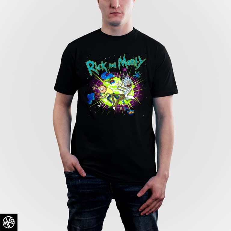 Rick And Morty In Space majica