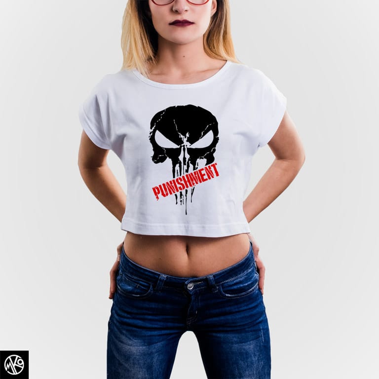 Punishment crop top majica