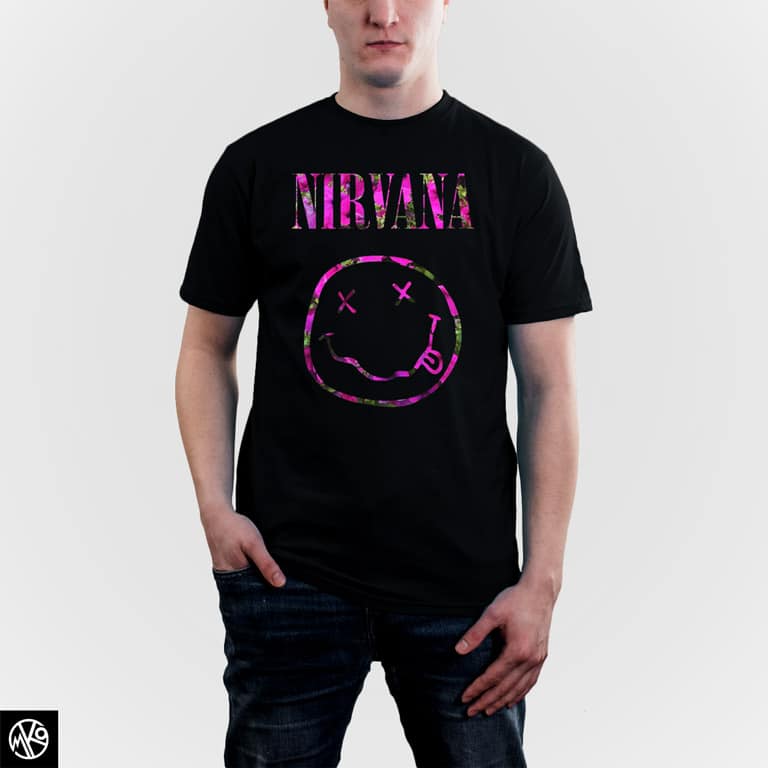 Nirvana Flowers Logo majica