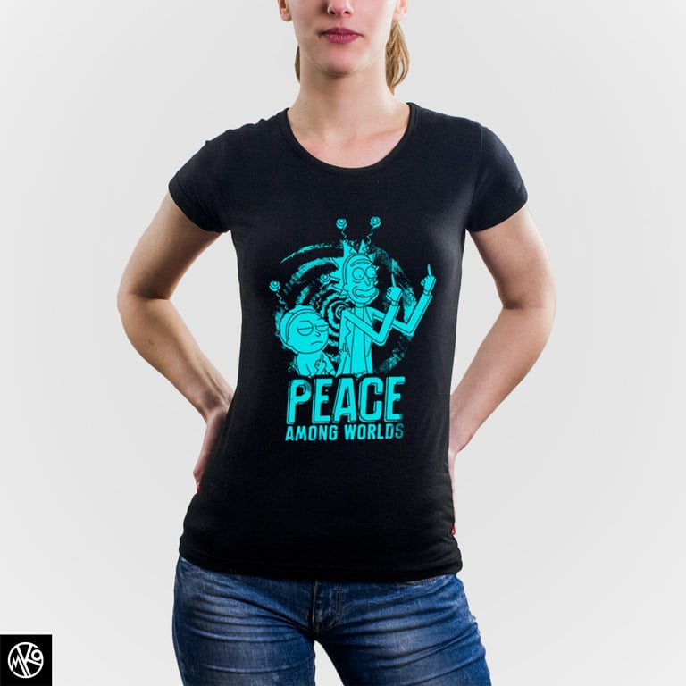 Peace Among Worlds Cyan majica