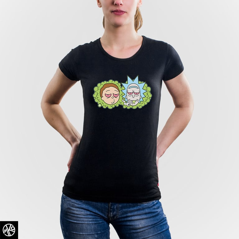Rick And Morty In Smoke majica
