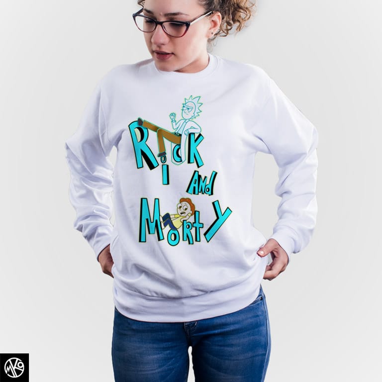 Rick And Morty On Letters duks