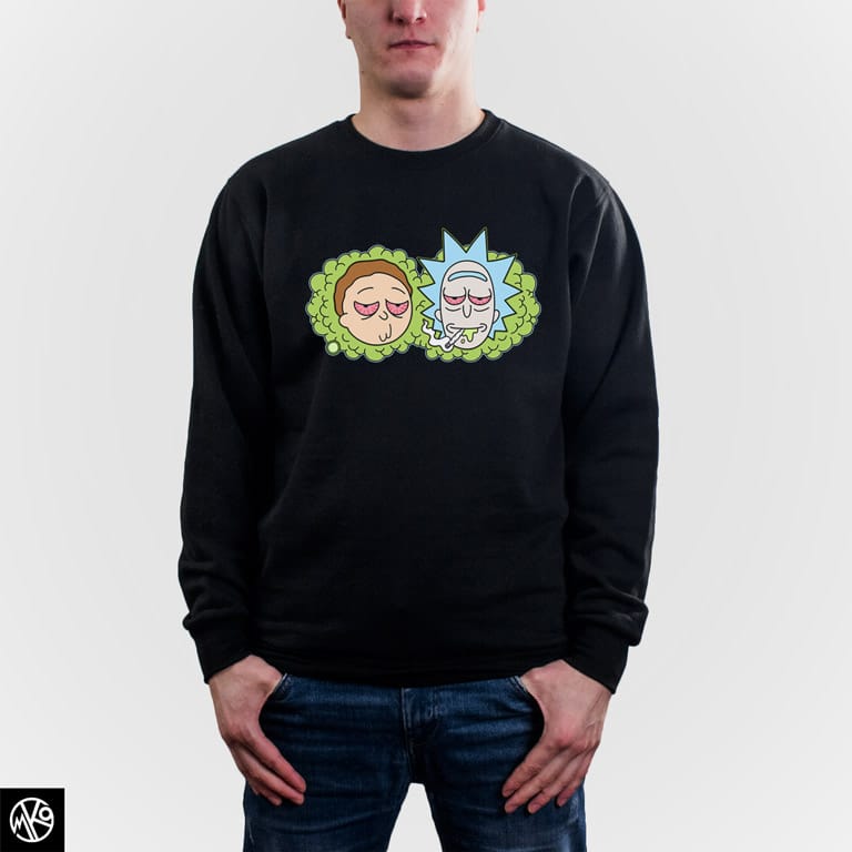 Rick And Morty In Smoke duks