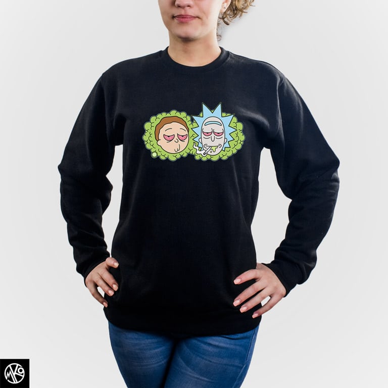 Rick And Morty In Smoke duks
