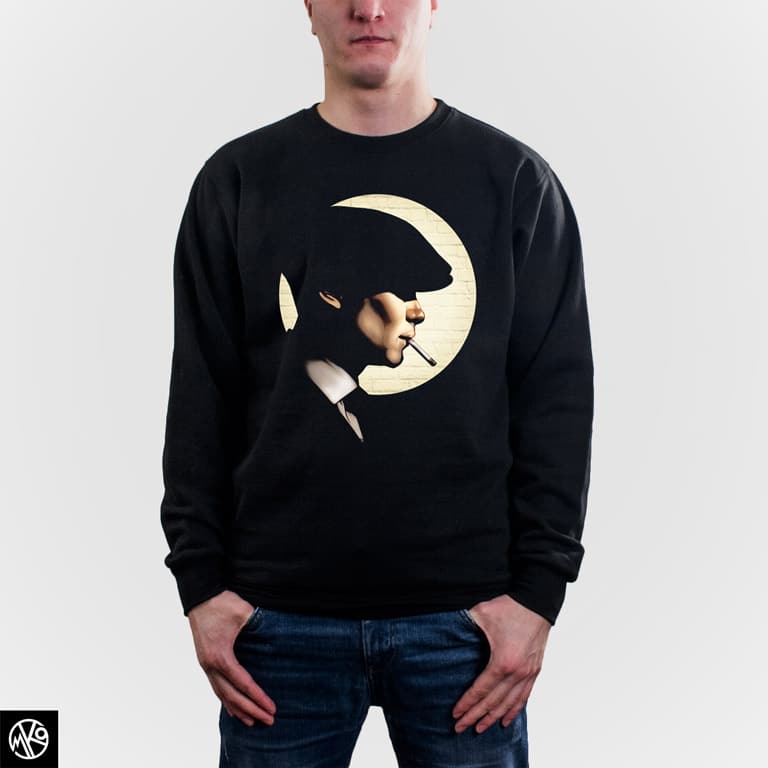 Thomas Shelby Silhouette duks