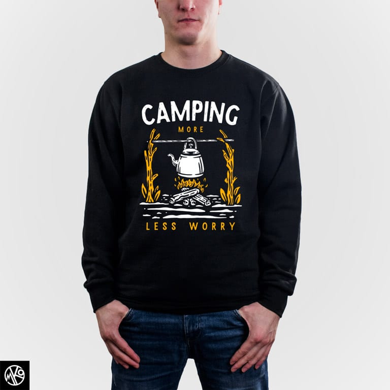 Camping More Less Worry duks
