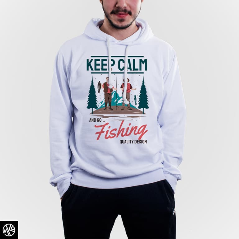 Keep Calm And Go Fishing duks