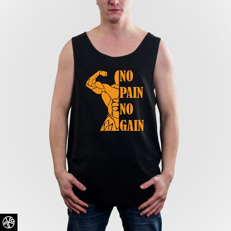 No Pain No Gain Orange majica