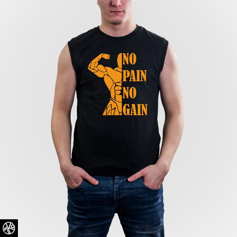 No Pain No Gain Orange majica