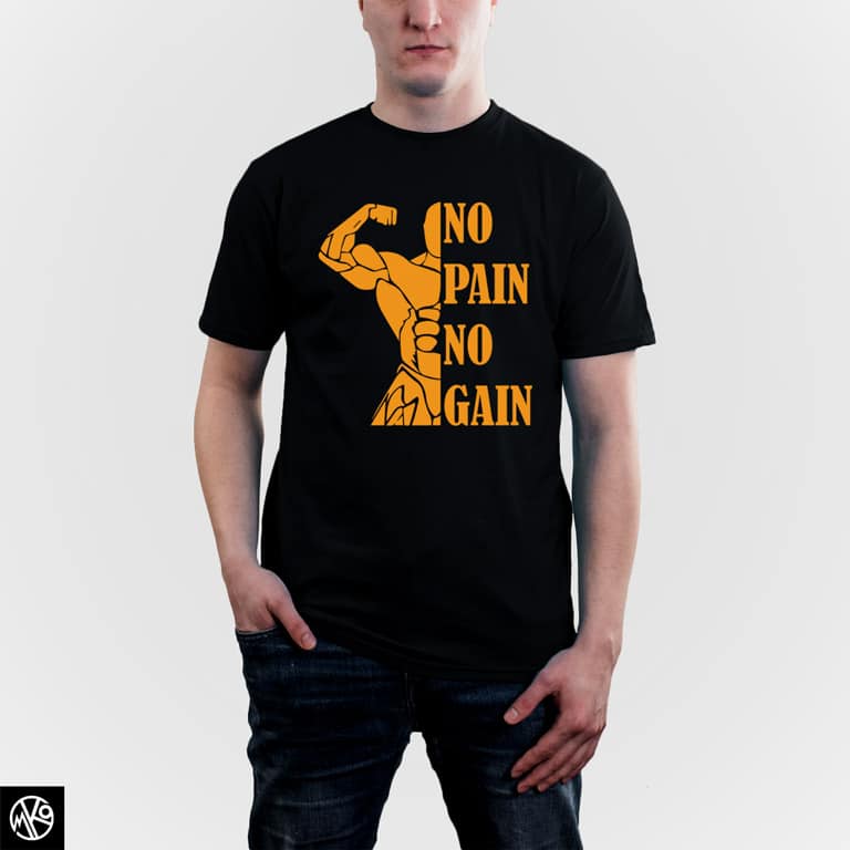 No Pain No Gain Orange majica