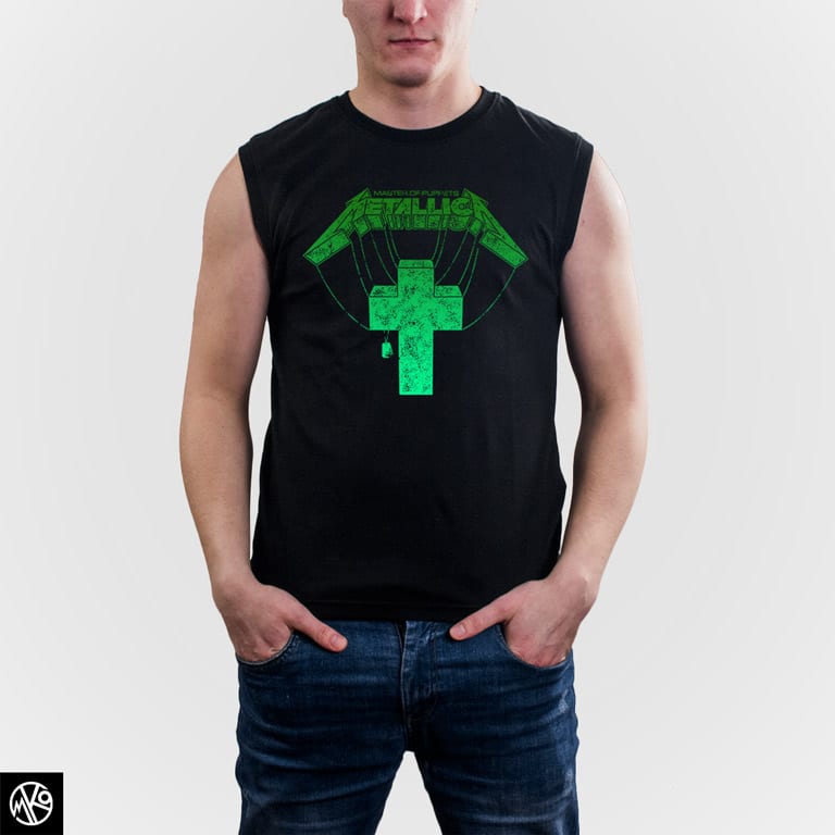 Master Of Puppets Green majica