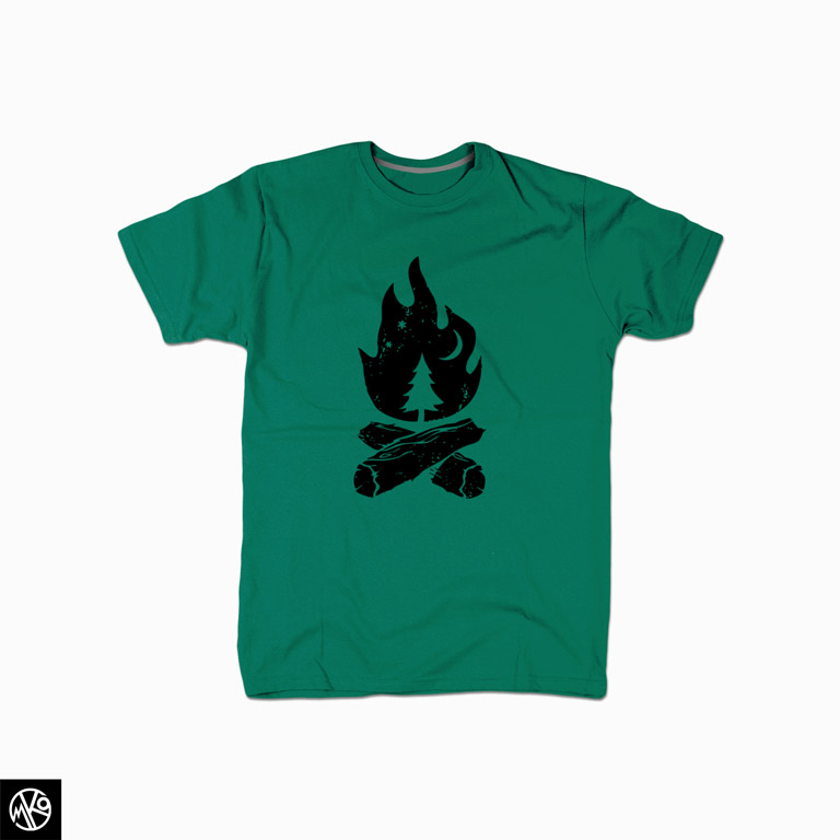 Campfire Black majica