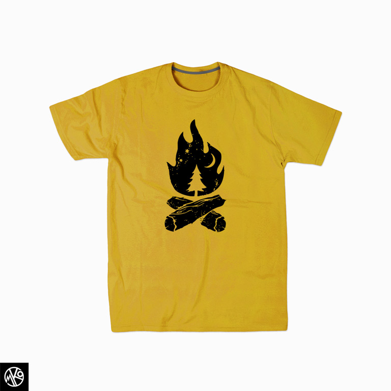 Campfire Black majica