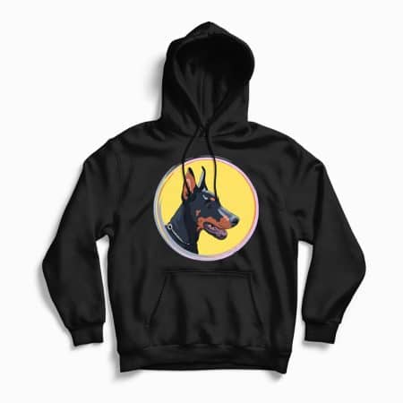 Doberman Yellow Circle duks
