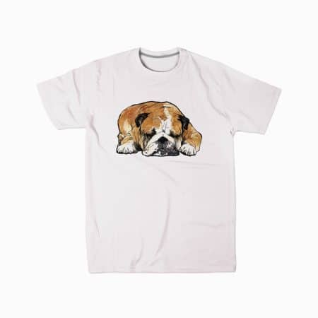 English Bulldog Sleeping majica