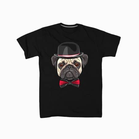 Pug With A Bow majica